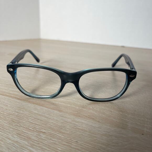 Ray-Ban RB1555 3667 Youth Eyeglasses Clear Blue Frames Only 48-16-130 - Picture 2 of 8